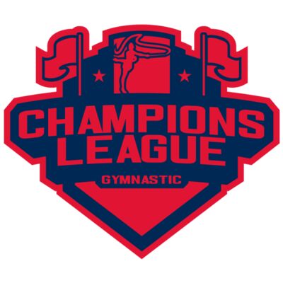 Champions League Gymnastic logo template Thumbnail