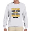 Adult Ultimate Cotton® 90/10 Fleece Crew Thumbnail