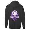 Adult Ultimate Cotton® Full-Zip Hooded Sweatshirt Thumbnail